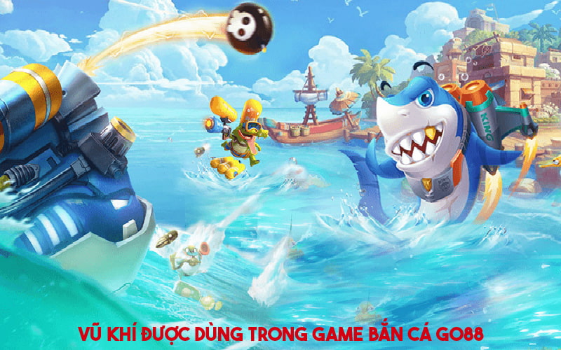 Các loài cá và vũ khí được dùng trong trò chơi