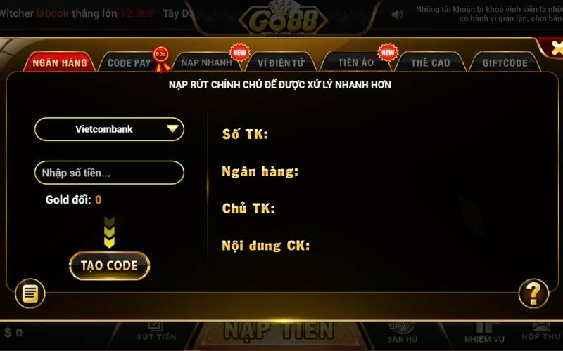Hướng dẫn chơi Nổ Hũ Go88 đơn giản