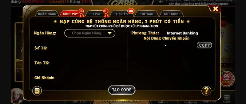 Hệ thống giao dịch Go88
